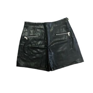Zara faux leather mini skirt size small